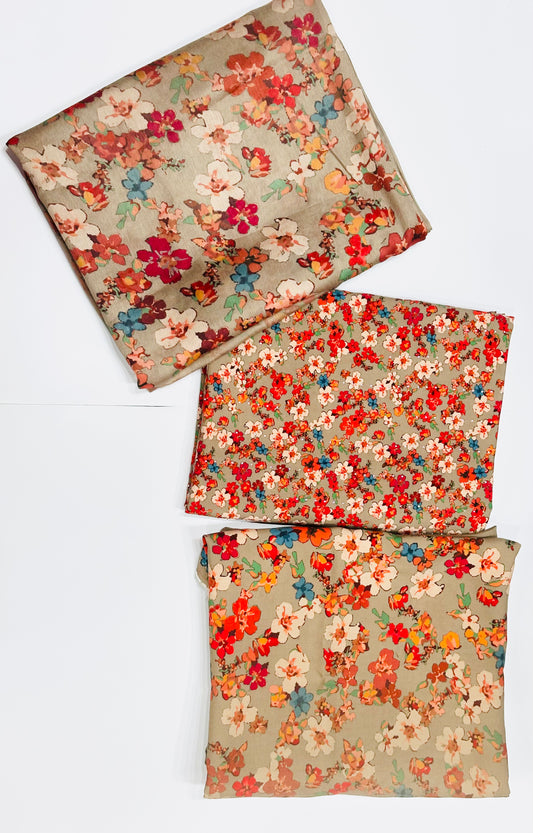 Stone Linen 3 Piece Suit U-10