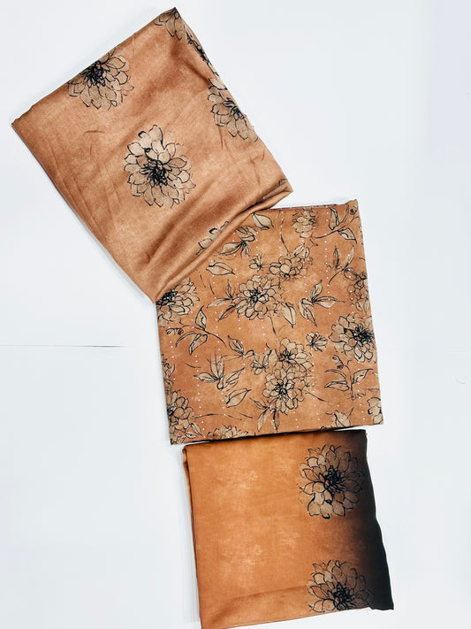 Stone Linen 3 Piece Suit U-14