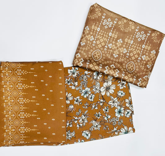 Stone Linen 3 Piece Suit U-18