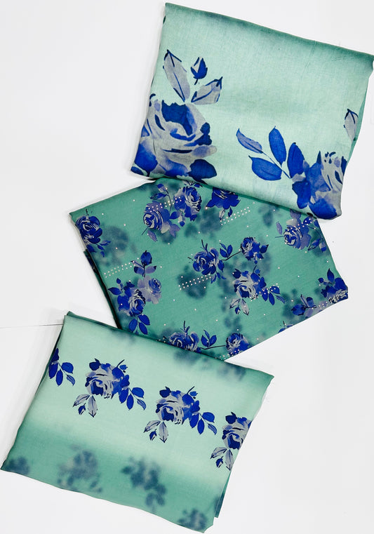 Stone Linen 3 Piece Suit U-19