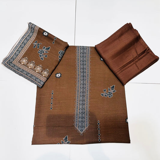 Ladies Dhanak 3 Piece Suit D-01