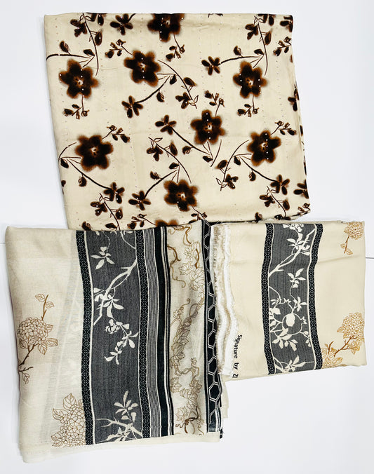 Stone Linen 3 Piece Suit U-1