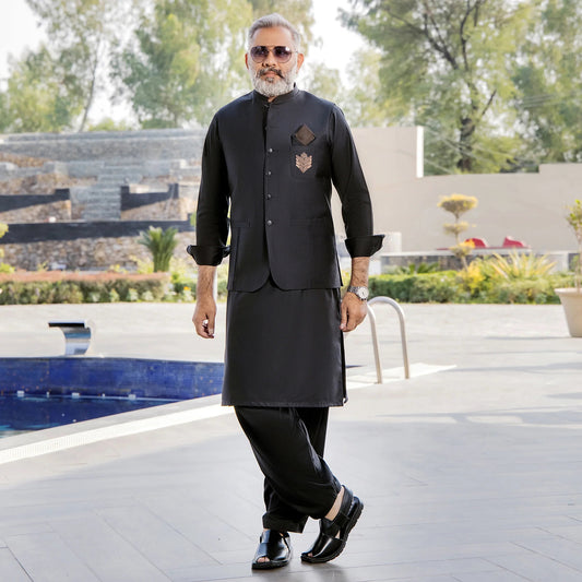 CM-1307 SUIT + WAISTCOAT