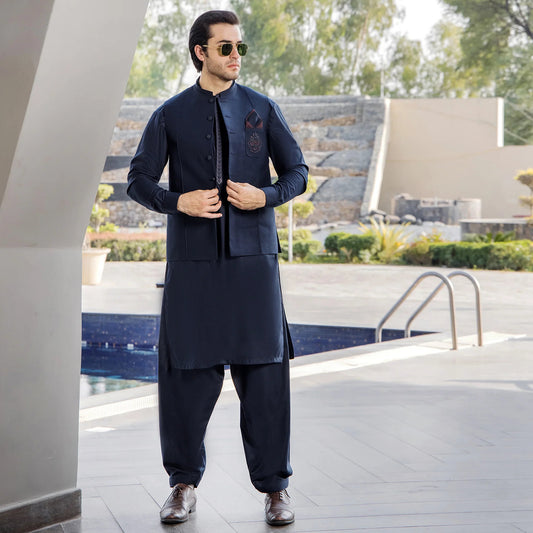 CM-1306 SUIT + WAISTCOAT