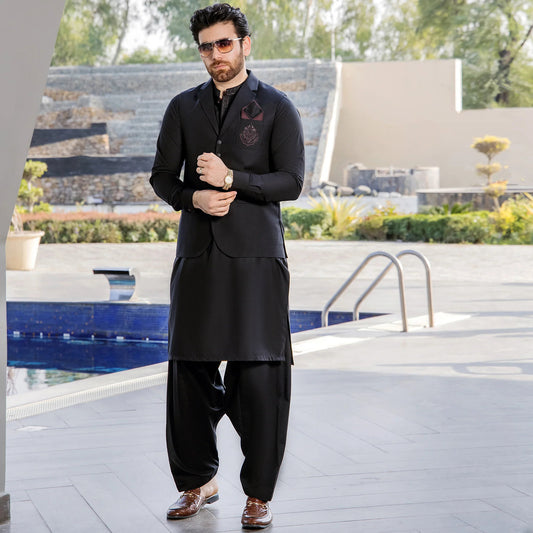 CM-1305 SUIT + WAISTCOAT