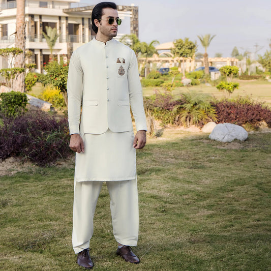 CM-1304 SUIT + WAISTCOAT