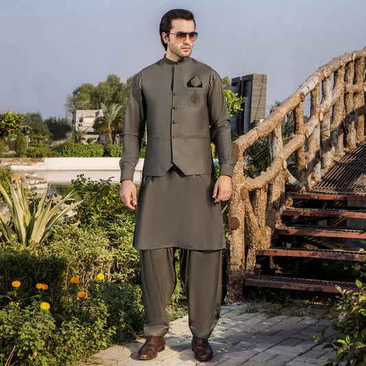 CM-1314 SUIT + WAISTCOAT