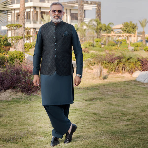 CM-1317 SUIT + WAISTCOAT