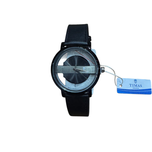Timas Transparent Dial Watch | Leather Strap TS-02