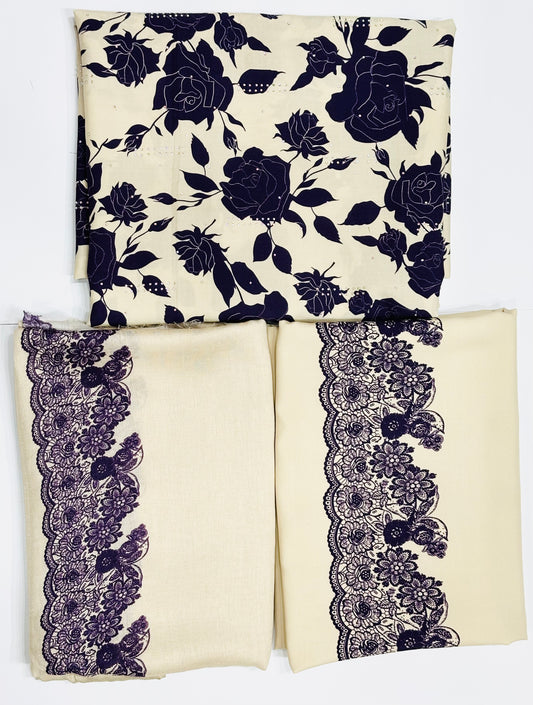 Stone Linen 3 Piece Suit U-23