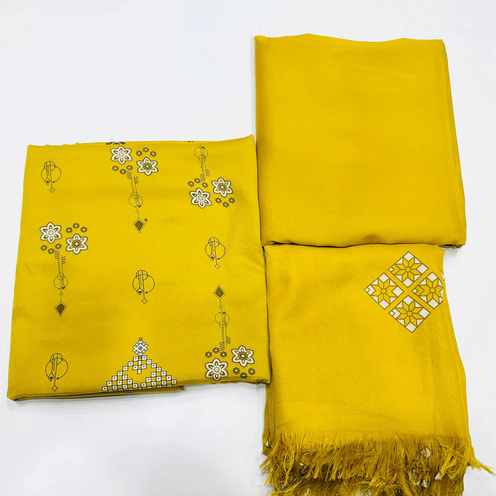 Peshmina Linen 3 Piece Suit P-07