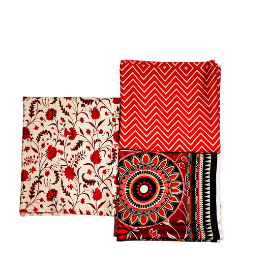 Ladies Viscose 3 Piece Suit V-08