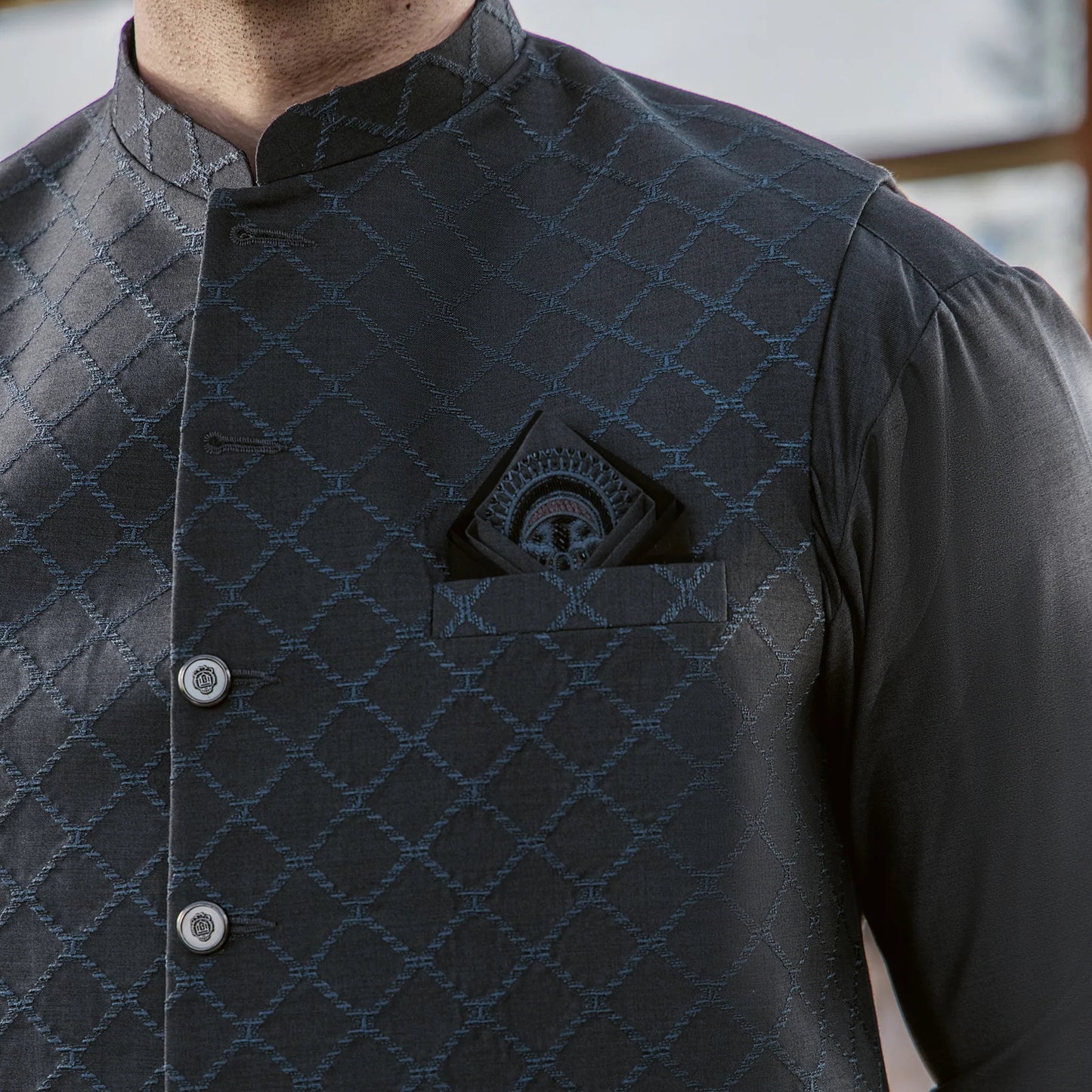 CM-1308 SUIT + WAISTCOAT