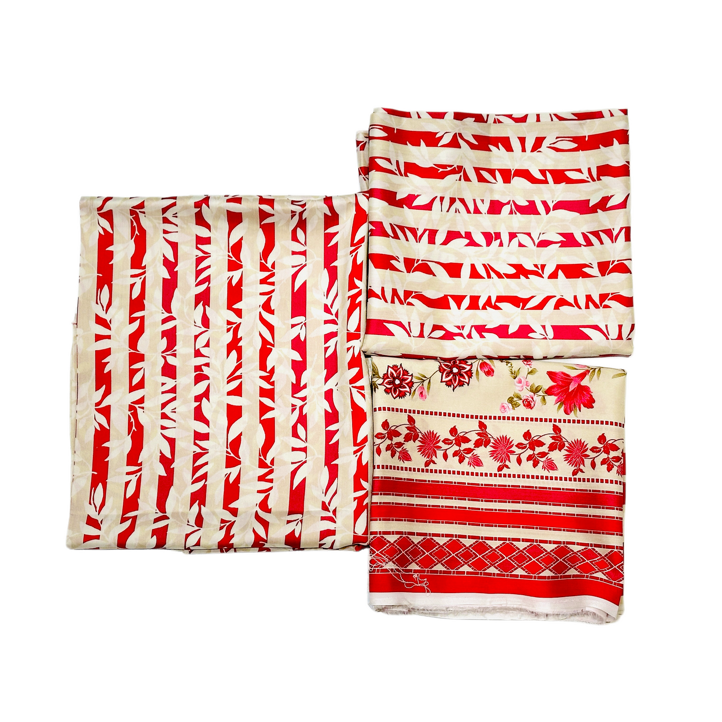 Ladies Viscose 3 Piece Suit V-09